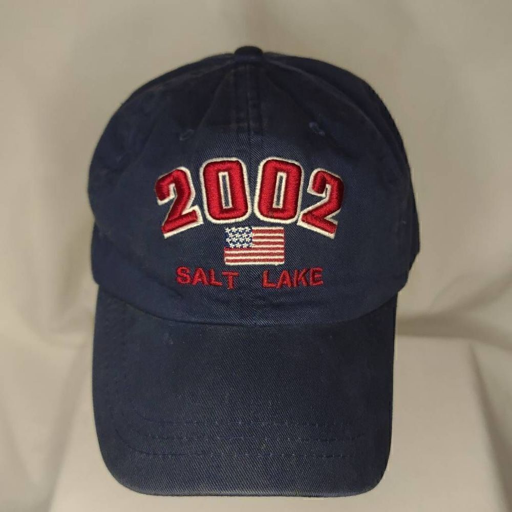 Vintage 2002 American Olympics Salt Lake Official Licensed Merchandise Hat